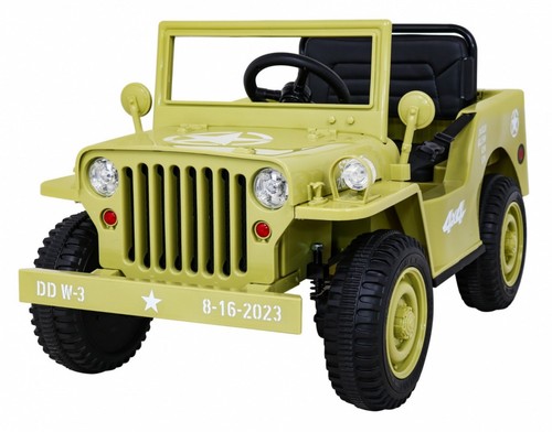 Auto elettrica militare retrò