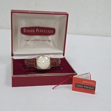 Girard-Perregaux Gyromatic Gold Filled automatico orologio da polso uomo elegante vintage