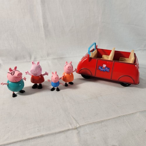 Peppa pig jazwares - red, car