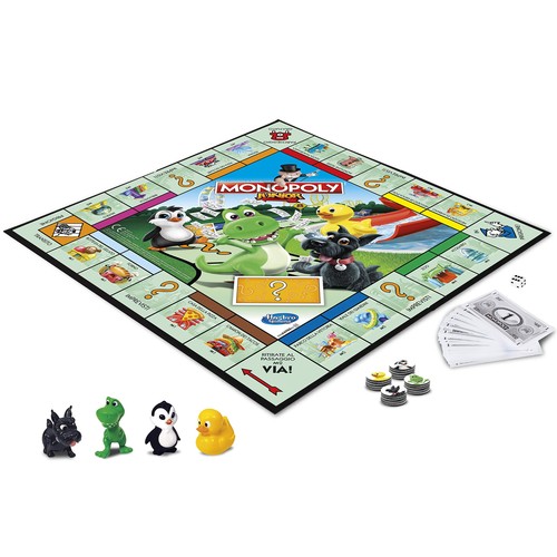 Hasbro gaming monopoly junior - gaming,