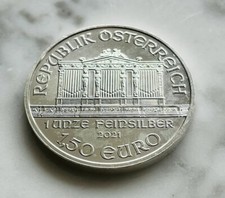 FILARMONICA DI VIENNA ONCIA ARGENTO 999 MONETA INVESTIMENTO