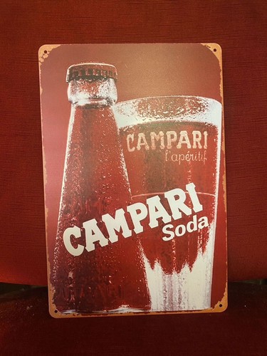 Insegna pubblicitaria campari - insegna,