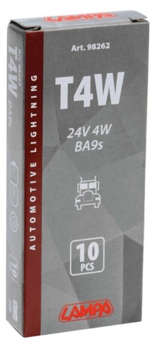 10x lampade micro - t4w, 24v