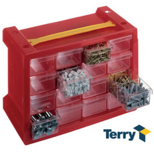 Terry cassetta cassettiera portaminuteria Poker 16 scomparti cassetti