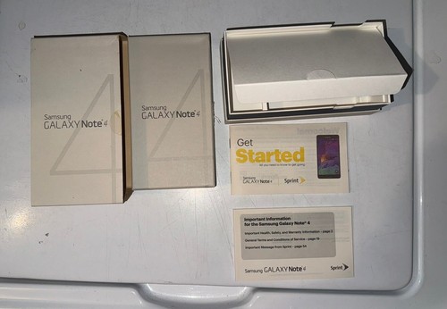 Galaxy note box with - box, manual