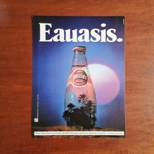 1987 #2 Acqua Perrier - Original AD Advertising Pubblicità Vintage