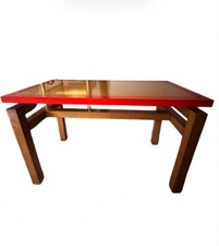 Scrivania Pezzo Unico Betulla Anni 70