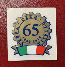 adesivo Vespa Club d’Italia 65° 1949-2014 NOS