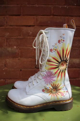 Raro stivale martens flower - stivale,