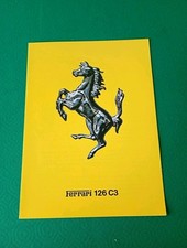 Ferrari 126 C3, scheda tecnica originale, kit stampa 1983. Tambay, Arnoux 