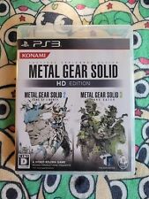 Metal Gear Solid HD Edition ?️ Sony PlayStation 3 PS3 ?️ Japanese - NTSC-J