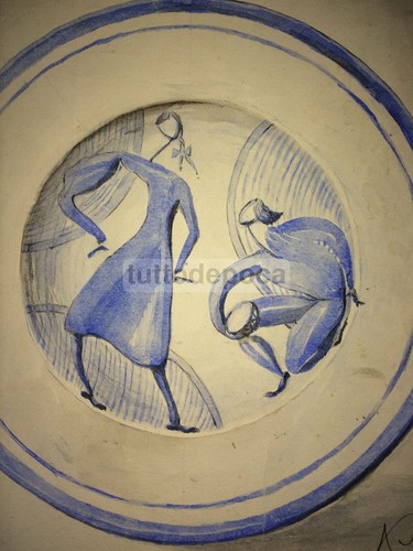 Decorativo bozzetto per - bozzetto,