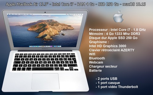 Apple macbook air core - macbook, i7