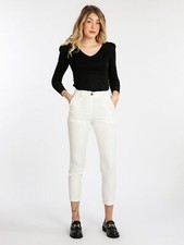 Melitea Pantaloni donna eleganti monocolore