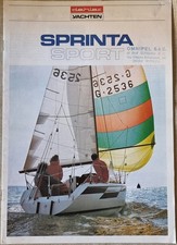 DEHLER YACHTEN   SPRINTA SPORT  -  BROCHURE DEL 1985