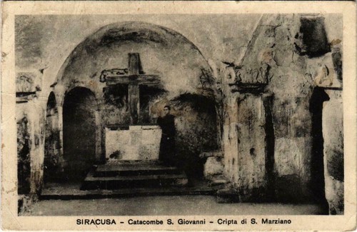 Cpa siracusa catacomba - cpa,