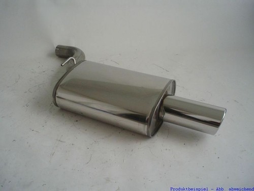 Scarico sportivo fms acciaio - scarico,