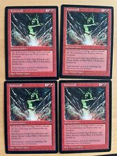 4 x Colpo di Fuoco (Visioni) Magic Card MtG EX Fireblast red burn pauper Visions