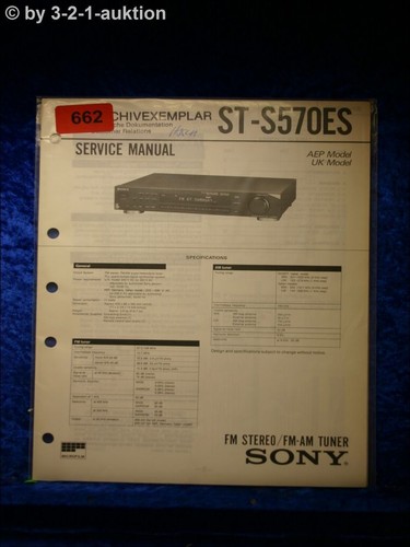 Sony manuale servizio - manuale,