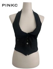 Pinko Gilet Nero Donna