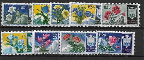 San marino 1953 - marino, valori