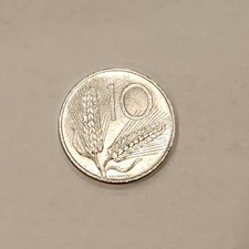 1955 Italia 10 Lire Moneta |