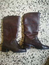 stivali vintage in pelle da donna usati