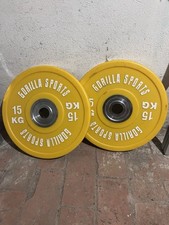 Gorilla Sport Dischi da 15kg  Gommati