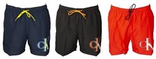 Boxer mare CK CALVIN KLEIN piscina uomo swimwear con logo stampato  articolo KM0