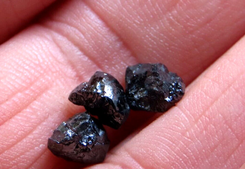 Diamante naturale nero - nero, grezzo