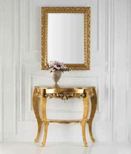 specchiera specchio legno oro
