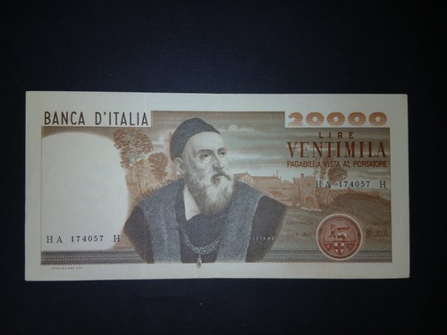 20000 lire tiziano - lire, 21.02.1975