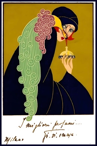 Poster vintage profumo art - poster,