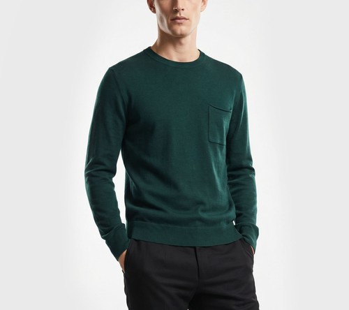 Maglione maglione verde uomo