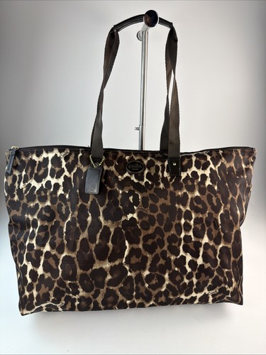 Coach leopard getaway - coach, bag