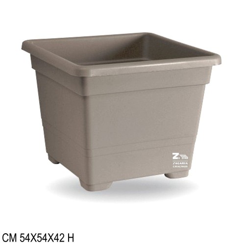Vaso quadrato 54x54x42 h - quadrato,