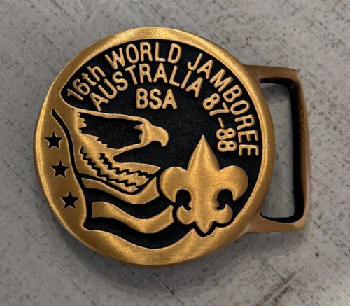 Fibbia cintura boy scout bsa - fibbia,
