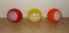 LAMPADE_PIANTANE_LAMPADARI_APPLIQUES_UTILISSIME COPPE A SFERA_TRE VETRI COLORATI