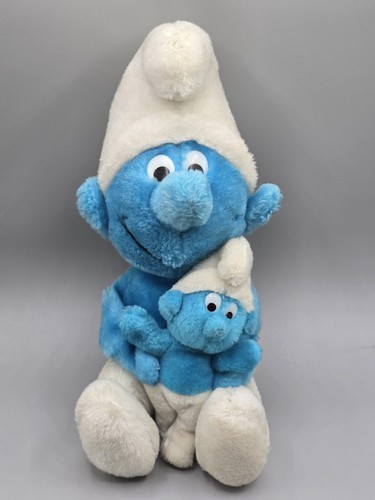 Vintage peyo plush smurf with - vintage,
