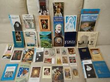 Lotto A12 40 tra Santini, Libretti, saggi Religiosi + Quadretto Padre Pio 