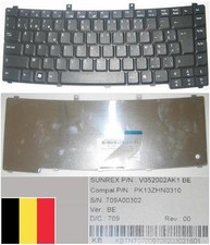 Tastiera AZERTY Belga Acer TM2200 4150 V052002AK1 PK13ZHN0310 KB.TNT07.009 Nero