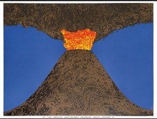 Enzo Mari Vulcano Serigrafia