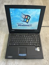 Notebook Pc Retrocomputer Compaq Armada 110 Windows 98 LPT RS-232 Floppy Vintage