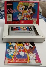 Sailor moon super Nintendo Originale Pal-Snes Scatola Con Istruzioni