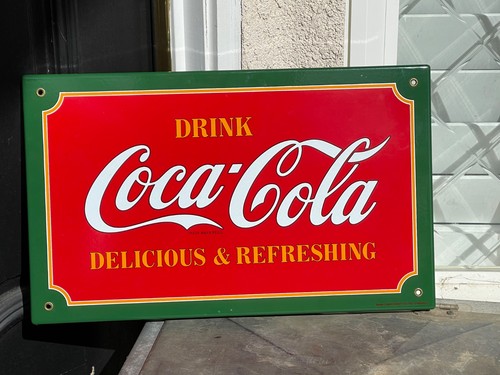 Insegna porcellana coca cola - coca,