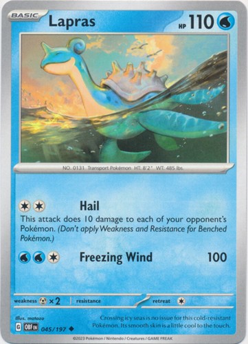Lapras 045 197 - lapras, fiamme