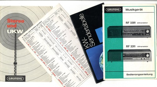 Grundig rf3301 3311 manual - grundig,