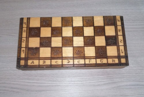 Scacchiera pieghevole legno - scacchiera, in