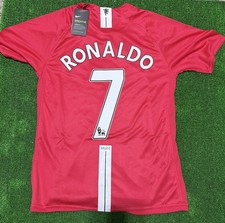 Maglia MAN UTD 07/08 CRISTIANO RONALDO 7 Nike AIG Champions RARA M/L