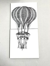 Fornasetti Piastrelle Serie Macchine Volanti 